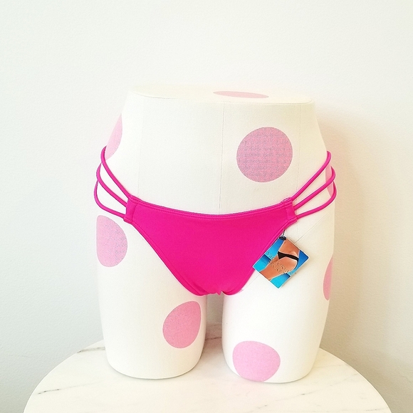 Victoria's Secret Vintage Very Sexy Strappy String Bikini Pink Rare HTF NWT - Picture 3 of 13
